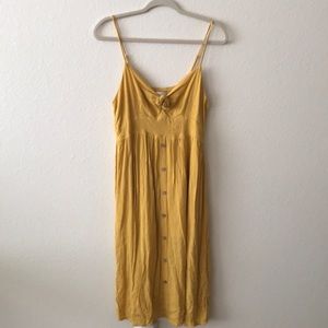 Golden yellow dress